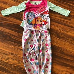Paw Patrol Pajamas Size 3T